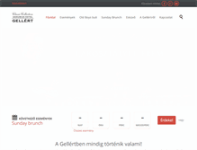 Tablet Screenshot of gellertfesztival.com